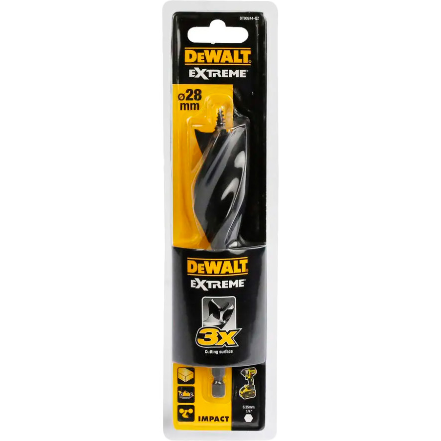 Сверло по дереву DEWALT 28 мм (DT90244) Тип сверло