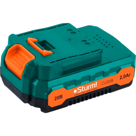 

Аккумулятор STURM CL202B Li-Ion 20В 2.0 Ач, CL202B Акумулятор Li-Ion 20В, 2.0 Аг