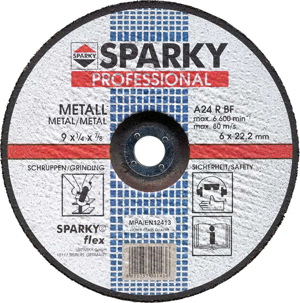 Шліфувальний диск по металу SPARKY A 24 R 115мм (20009565004)