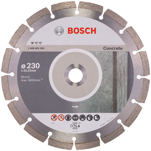 Диск алмазний BOSCH Standard for Concrete 230-22.23 (2.608.602.200)