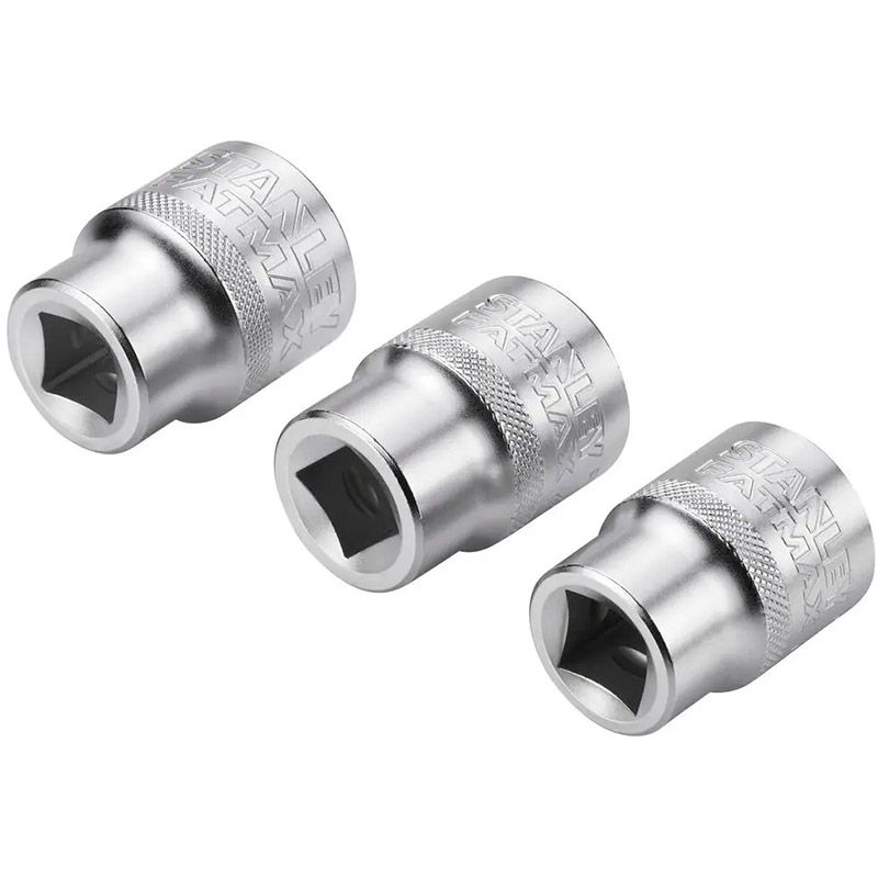Фото 4 Набор торцевых головок STANLEY Maxi Drive 1/2" FMMT17095-0 3 шт