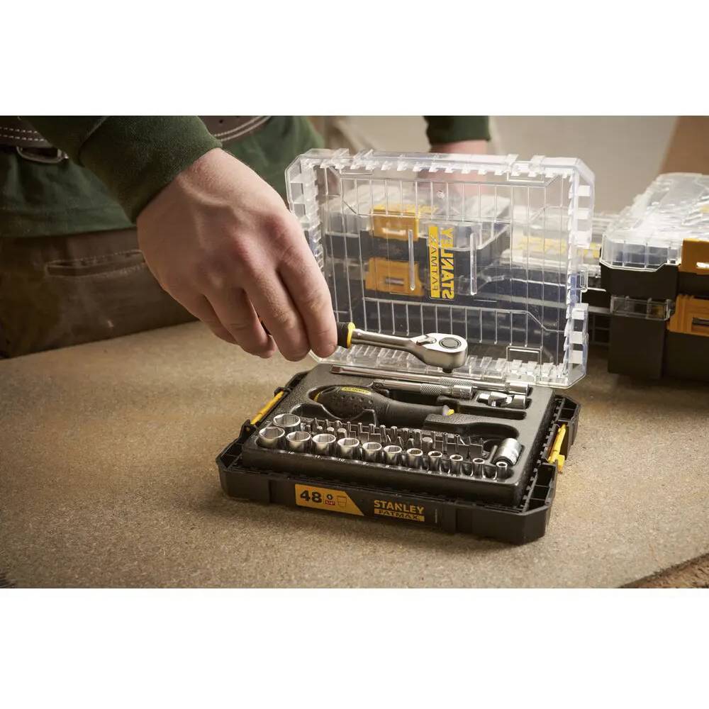Заказать Набор головок торцевых STANLEY FATMAX Maxi Drive 1/4" 48пр. (FMMT98101-0)
