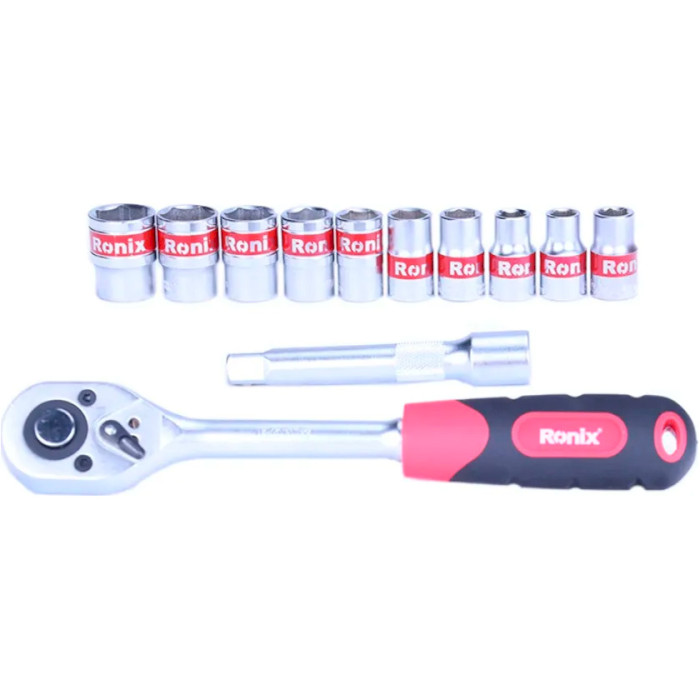 Набір торцевих головок RONIX 1/2" 12 ін. (RH-2643) Набір торцевих головок RONIX 1/2" 12 ін. (RH-2643)