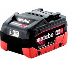 Аккумуляторная батарея METABO LIHD 18В 5.5А·год Black\Red (625368000)