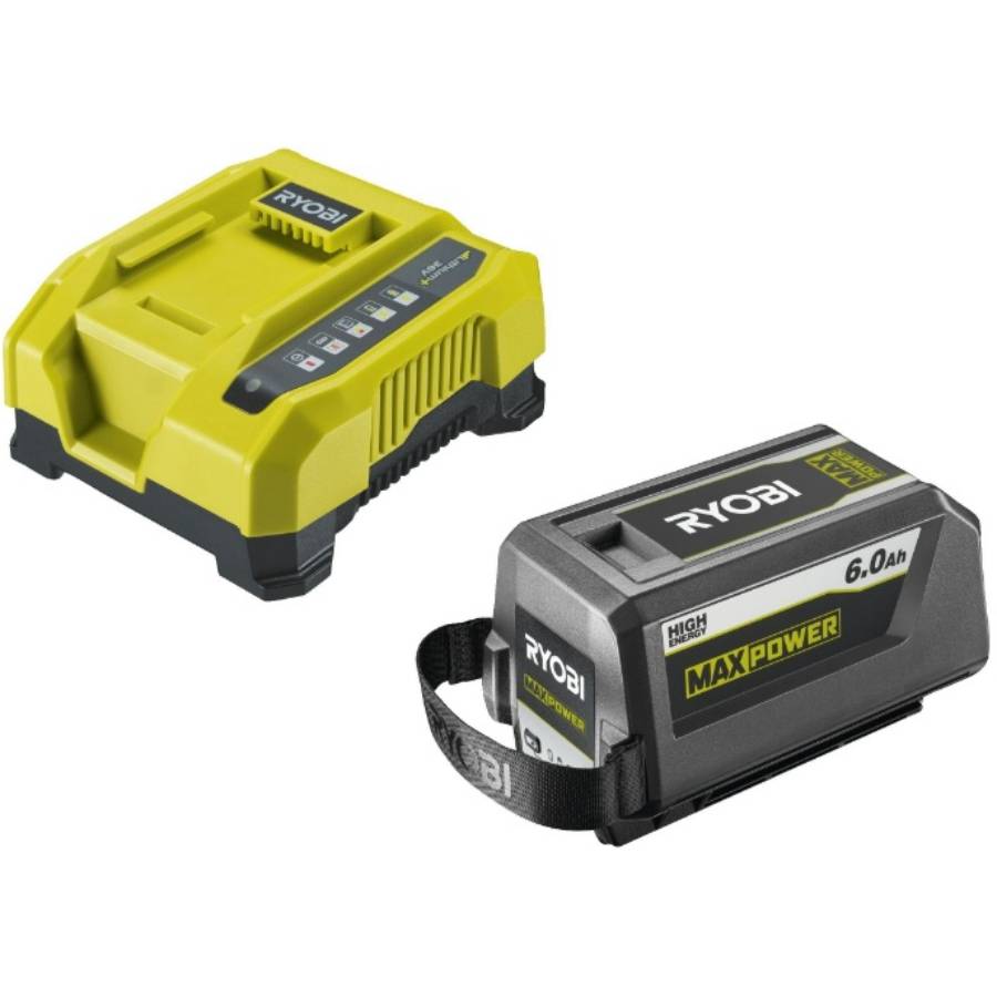 Набір акумуляторів та зарядних пристроїв RYOBI Max Power RY36BK60B-160 36В 1х6А·рік (5133005977)