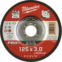 Коло відрізне по металу MILWAUKEE SCS 42/125х3 PRO+ 125мм (4932451496)