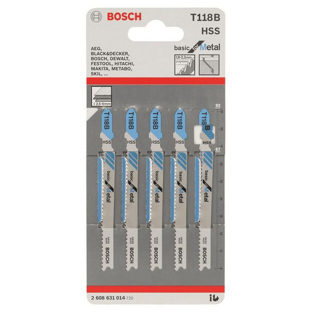 Полотно пильное BOSCH T 118 B (2.608.631.014)