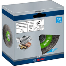 Щетка дисковая BOSCH 115мм 0.3мм M14 (2.608.622.107)