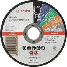 Диск відрізний Bosch Multi Construction 125x1.6 мм (2.608.602.383)