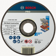 Диск отрезной Bosch Rapido Multi Construction 125мм (2.608.602.385)