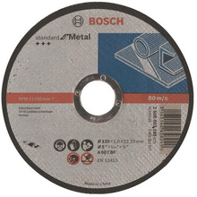 Диск отрезной BOSCH Standard for Metal 125х1.6мм (2.608.603.165)