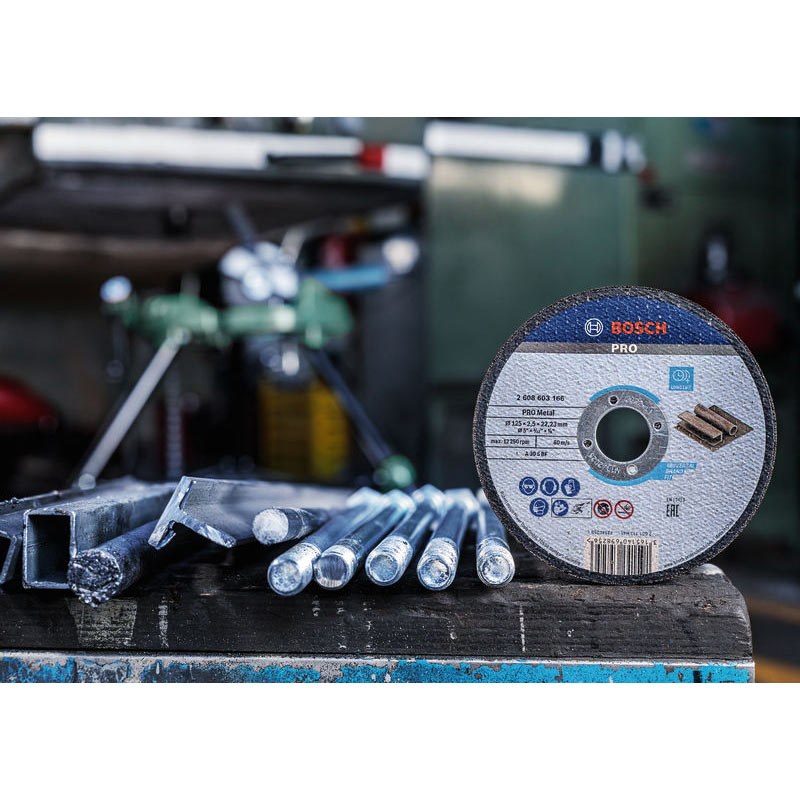 Диск відрізний BOSCH Standard for Metal 125х1.6мм (2.608.603.165) Товщина диска 1.6