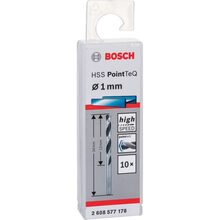 Набір свердел по металу BOSCH HSS-PointTeQ 1х12х34мм 10шт (2.608.577.178)