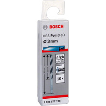 Набір свердел по металу BOSCH HSS-PointTeQ 3х33х61мм 10шт (2.608.577.198)