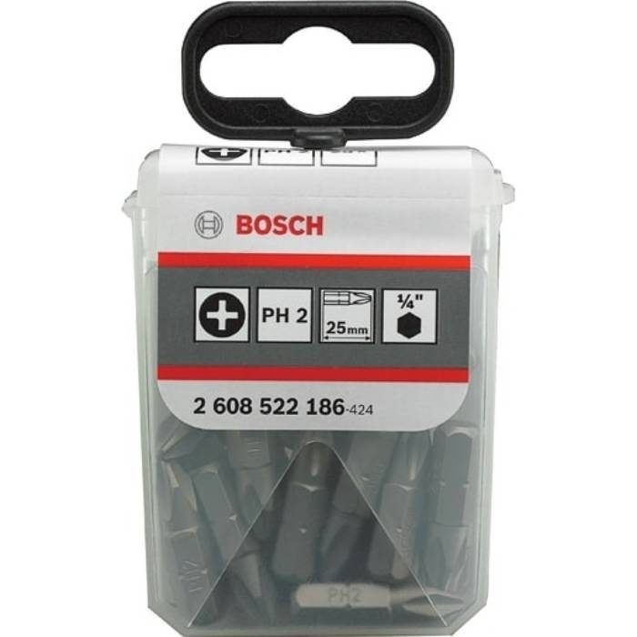 Набір біт Bosch Extra-Hart PH2 25мм 25шт (2.608.522.186)