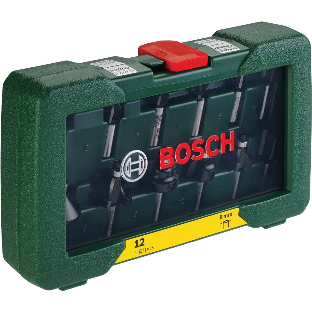 Набір фрез BOSCH Expert for Wood 8мм, 12шт (2.607.019.466) Тип фреза