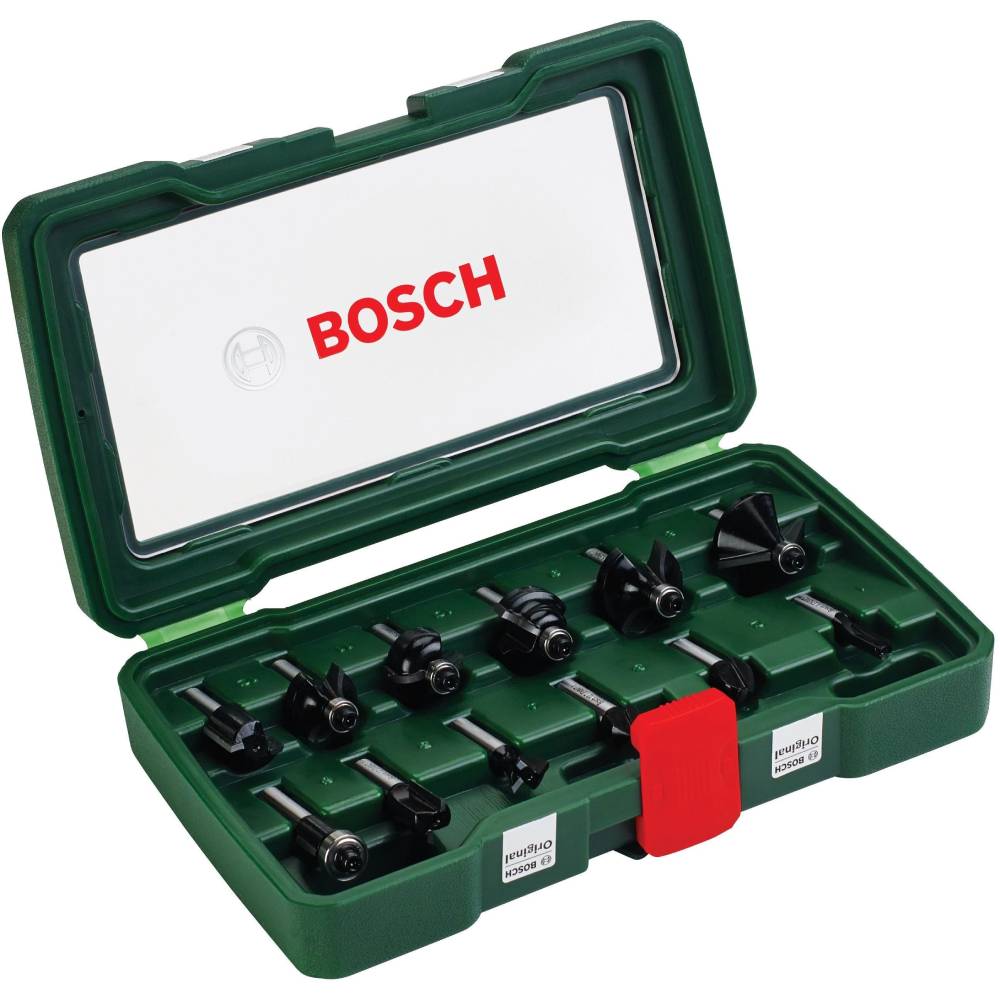 Набір фрез BOSCH Expert for Wood 8мм, 12шт (2.607.019.466)