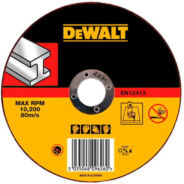 Шлифовальный диск DEWALT 125х6.0х22.2мм. (DT42320)