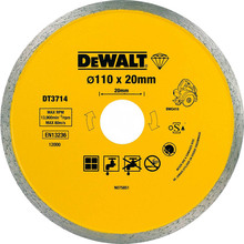 Отрезной диск по керамике DEWALT 110х1.6х20.0мм. (DT3714)