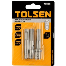 Набір адаптерів TOLSEN SDS PLUS 1/2"/3/8"/1/4" 3 шт. (77865)