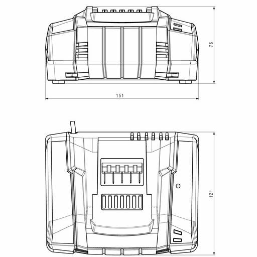 Зарядний пристрій METABO ASC 145 (627378000) Кількість предметів в наборі 1