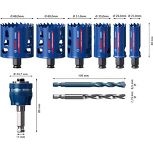 Набір коронок BOSCH Tough Material 22 - 68 мм 9 шт (2.608.900.445)