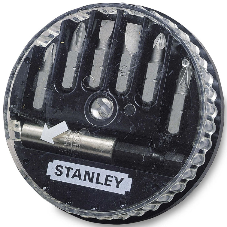 Набор бит STANLEY Sl, Ph, Pz 7шт + магнитный держатель (1-68-737)