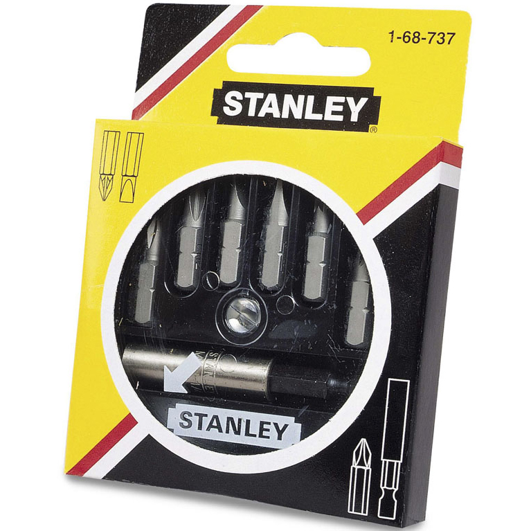 Набор бит STANLEY Sl, Ph, Pz 7шт + магнитный держатель (1-68-737) Тип набор бит