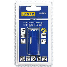 Кольцевая пила S&R Meister HSS-Co8% 24 мм (108039024)