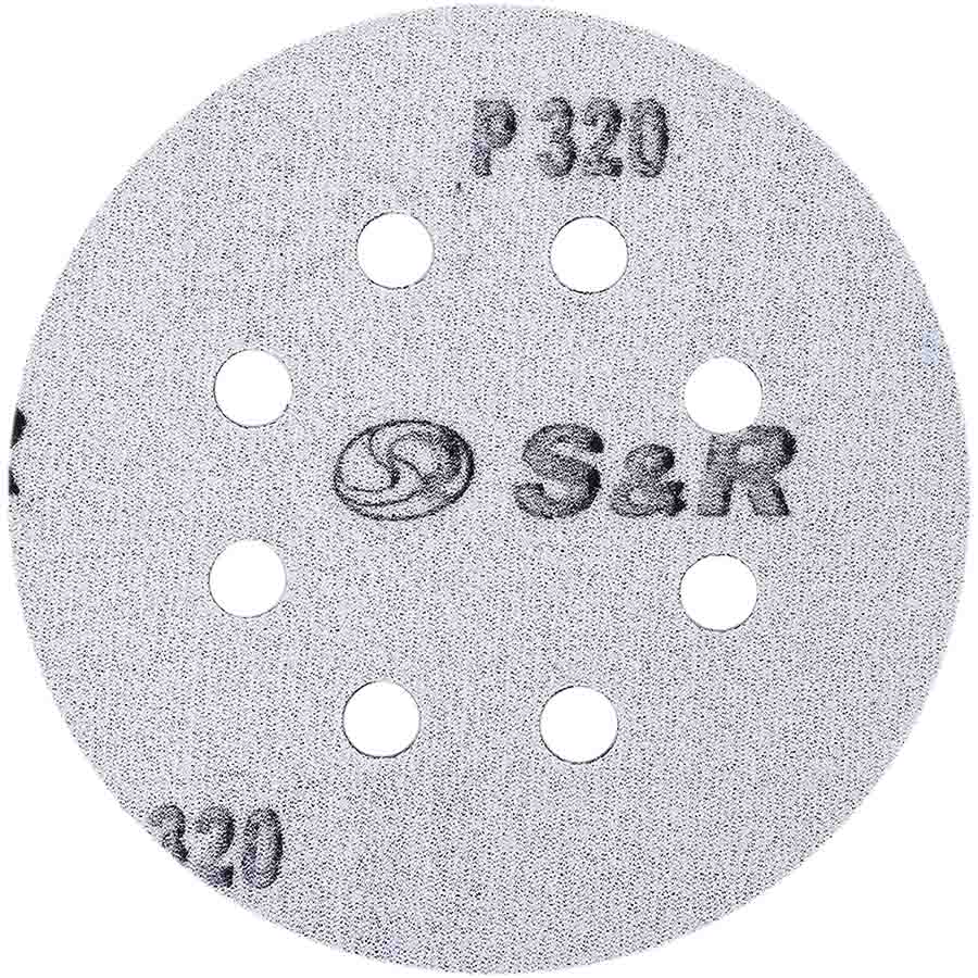 Набор шлифовальных листов S&R 125 мм 70шт (232125070) Тип набор шлифовальных листов
