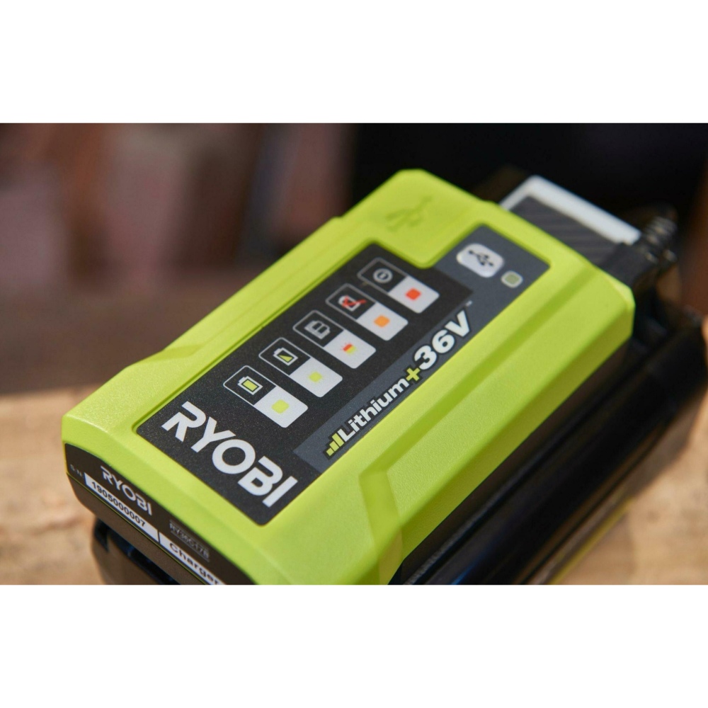 Зарядний пристрій RYOBI Max Power RY36C17A (5133004557UNP) Комплектація документація, зарядний пристрій