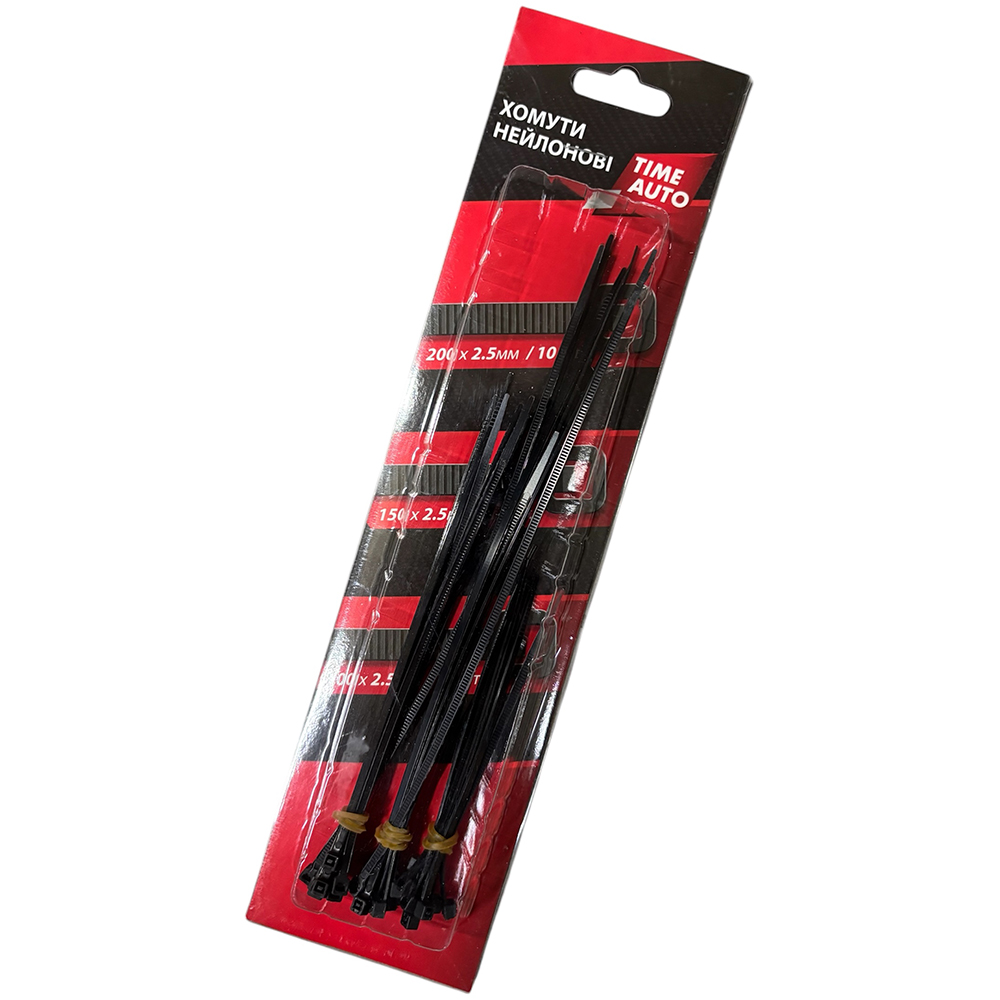 Стяжки TIMEAUTO 30 шт (cable tie) Тип стяжки
