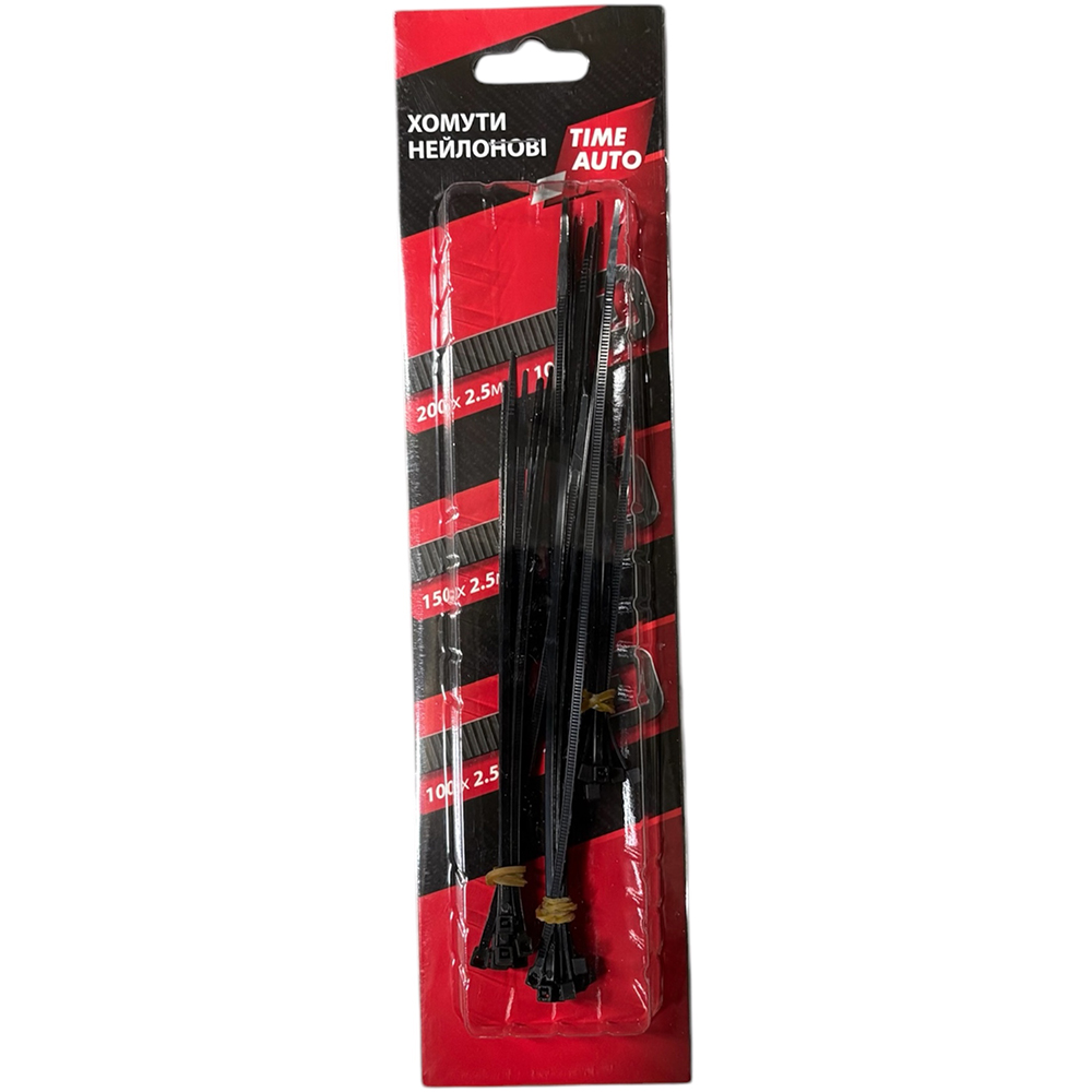 Стяжки TIMEAUTO 30 шт (cable tie) Кількість предметів в наборі 30
