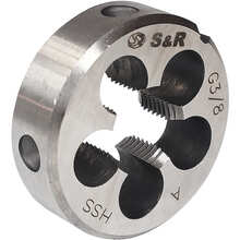 Плашка S&R G3/8" HSS R6M5 (111202038)