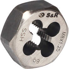 Плашка S&R М8 х 1.25 мм HSS R6M5 (111203008)