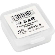 Плашка S&R М5 х 0.8 мм HSS R6M5 (111203005)