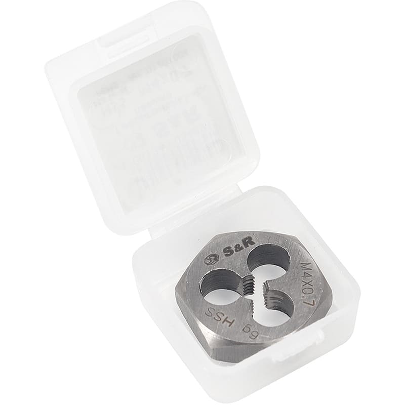 Плашка S&R М4 х 0.7 мм HSS R6M5 (111203004) Тип плашка