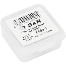 Плашка S&R М6х1,0 мм 6g HSS R6M5 гексогональная (111203006)
