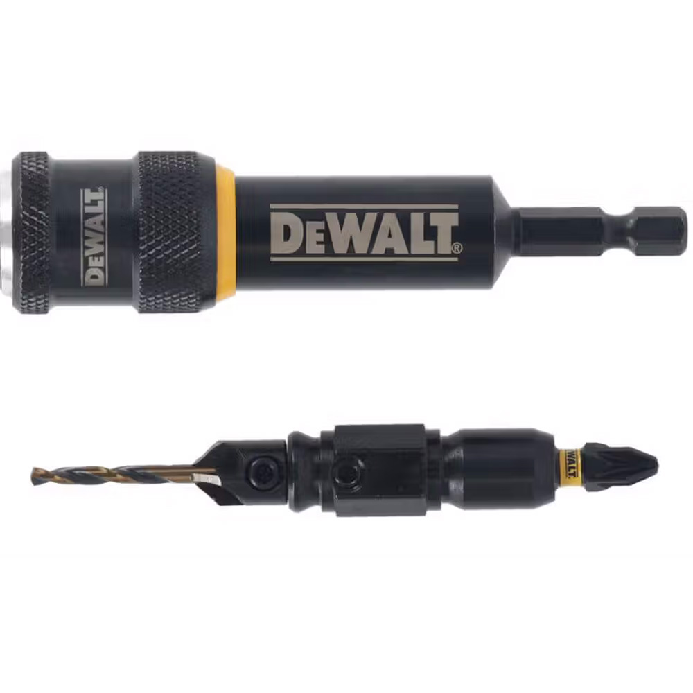 Быстросменный узел системы сверления DEWALT "FLIP&DRIVE" №8 шестигранник 1/4 дюйма (DT70787) Тип быстросменный узел системы сверления