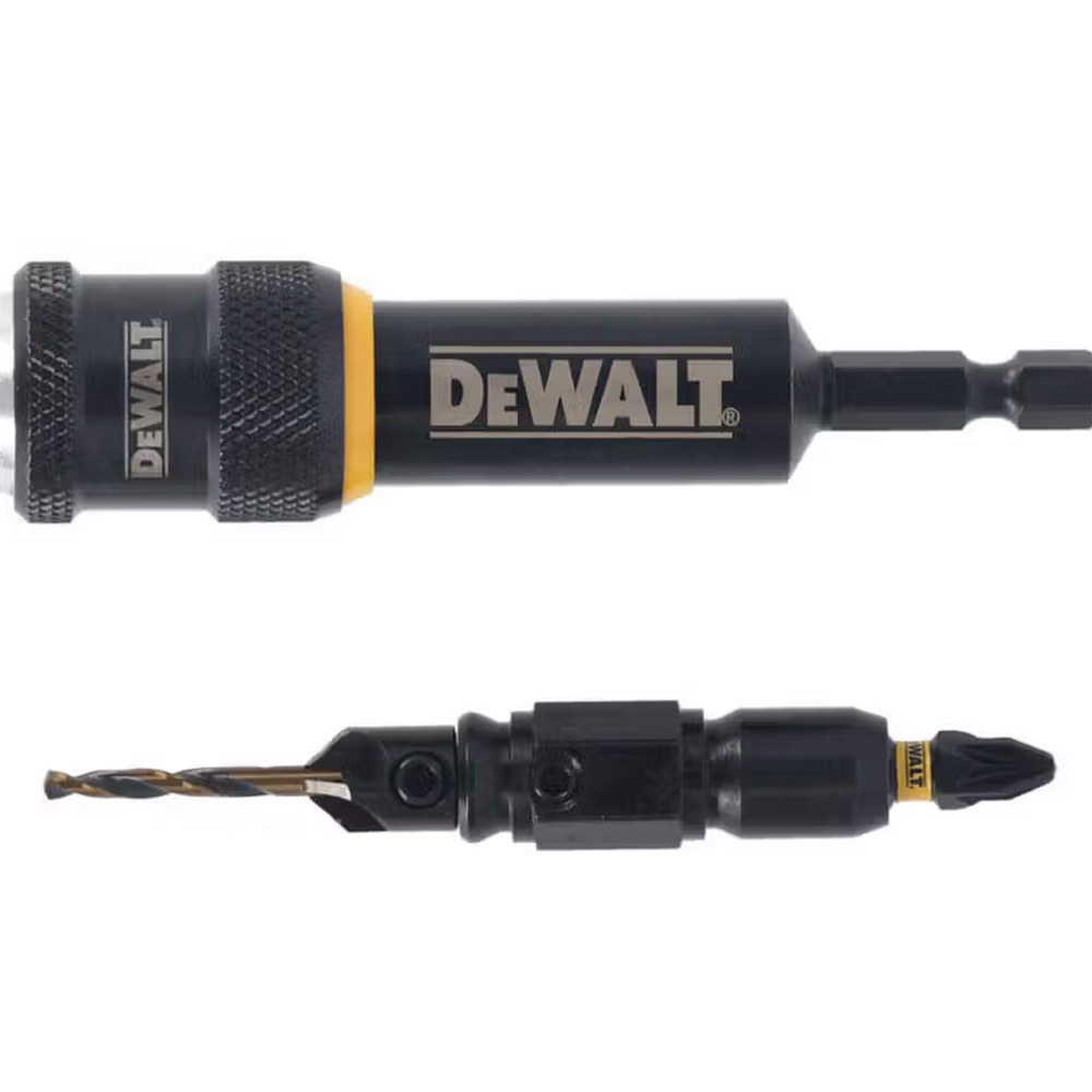 Быстросменный узел системы сверления DEWALT "FLIP&DRIVE" №10 шестигранник 1/4 дюйма (DT70788) Материал обработки дерево
