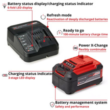 Акумулятор + зарядний пристрій EINHELL Starter Kit PXC 18В 2Ач (4512147)