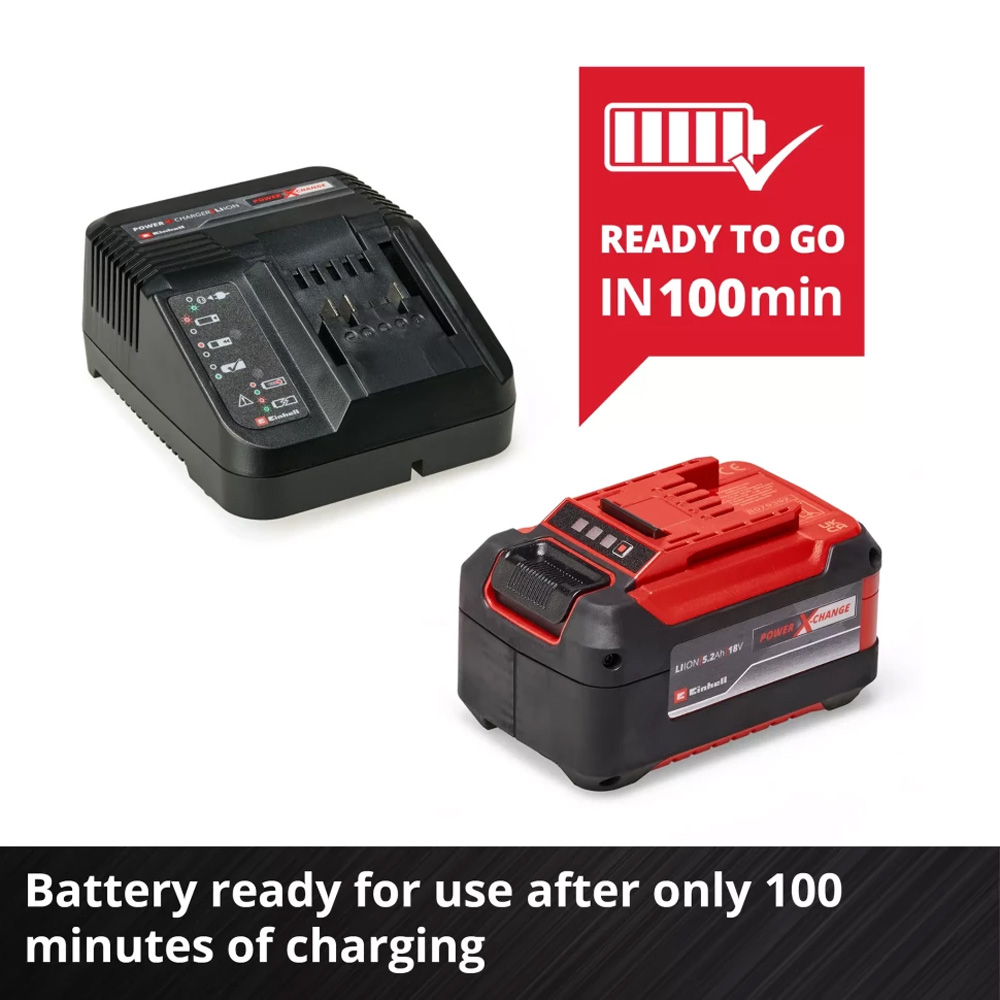 Зображення Акумулятор + зарядний пристрій EINHELL Starter Kit PXC 18В 2Ач (4512147)