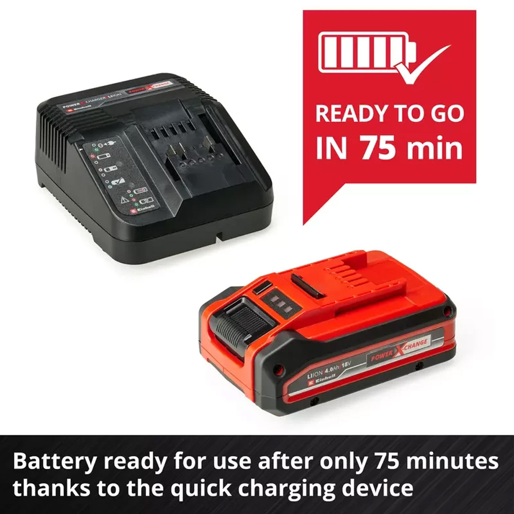 Фото Акумулятор + зарядний пристрій EINHELL Starter Kit PXC 18В 4Ач (4512159)