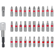 Набор бит EINHELL 1/4" 32шт Red (118693)