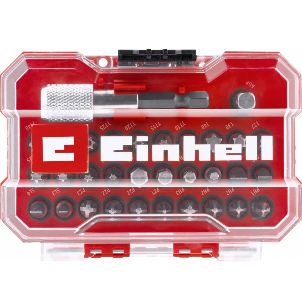 Набор бит EINHELL 1/4" 32шт Red (118693) Набор бит EINHELL 1/4" 32шт Red (118693)
