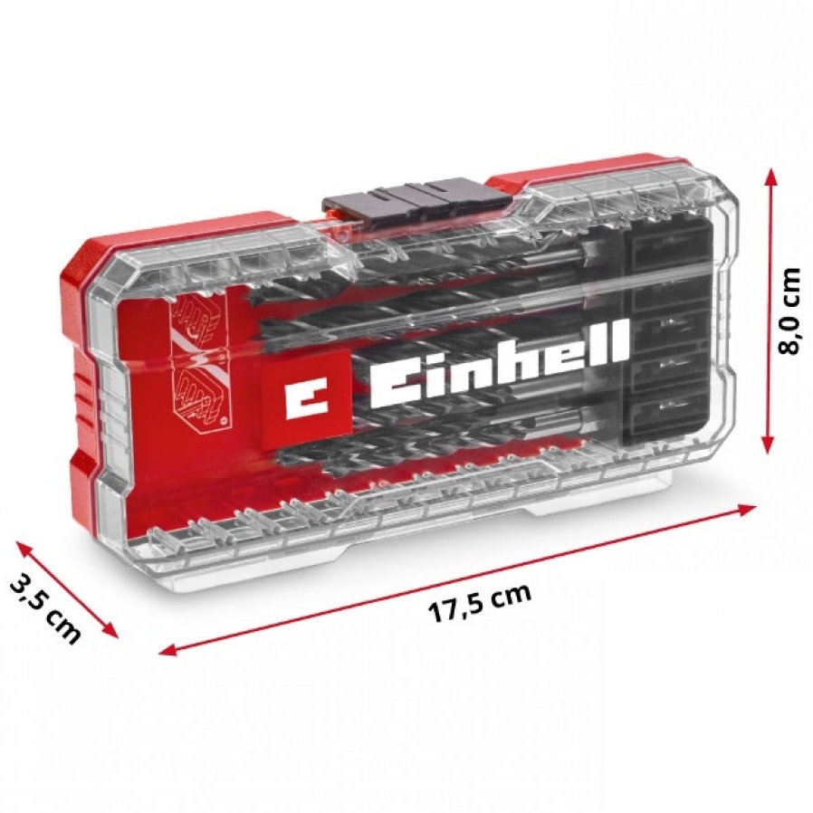 Изображение Набор сверл по дереву EINHELL 10 шт + кейс (108733)