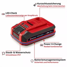 Акумулятор EINHELL PXC Plus SEALED 18В 3Ач 900 Вт (4511618)