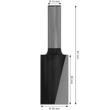 Фреза пазова BOSCH Professional Std S12 D25 L40 (2.608.628.469)