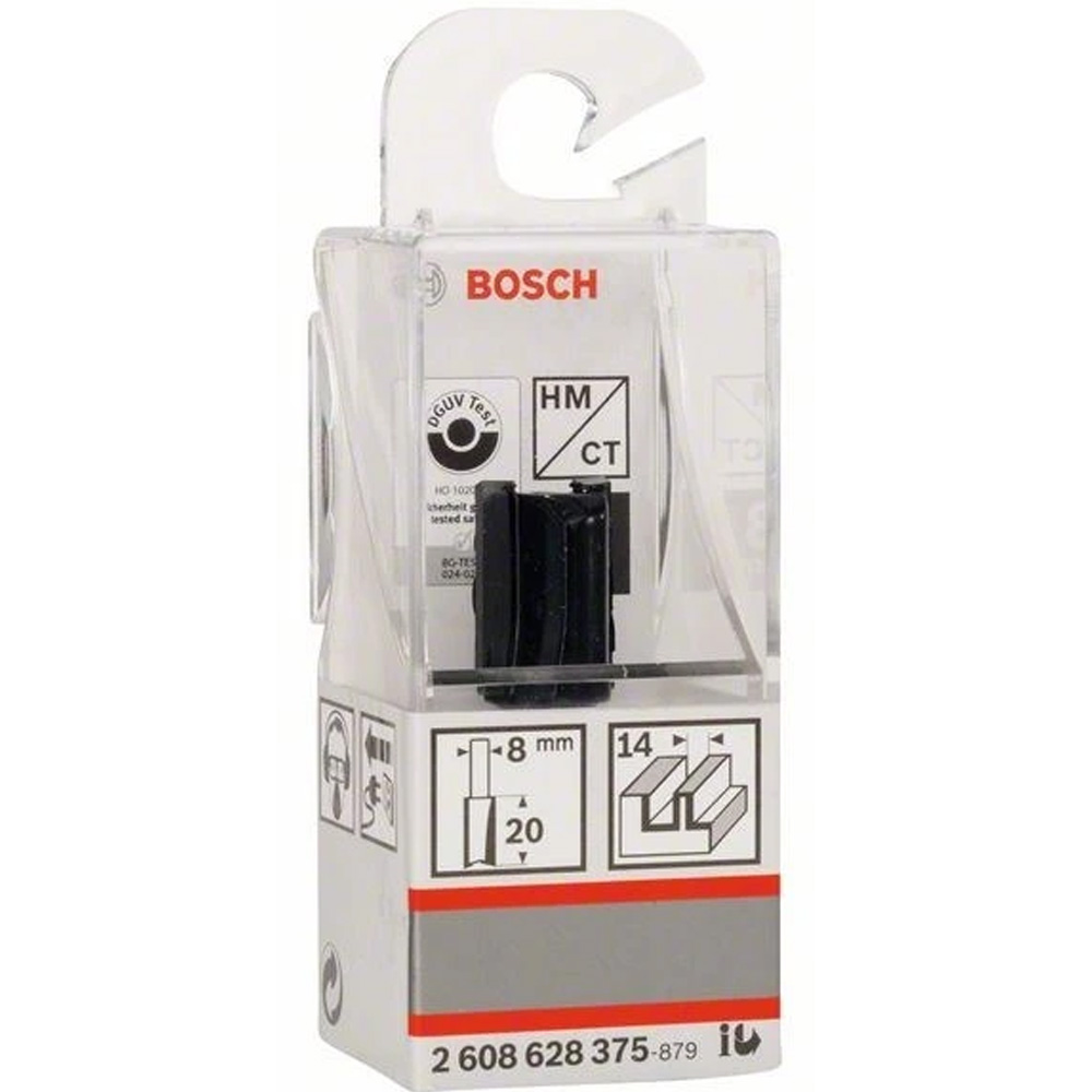 Зовнішній вигляд Фреза пазова BOSCH Professional Std S8 D14 L20 (2.608.628.375)