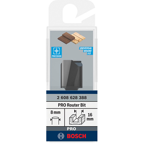 Фреза пазовая BOSCH Professional Std S8 D16 L20 (2.608.628.388) Тип фреза
